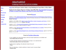 Tablet Screenshot of adamlankford.com